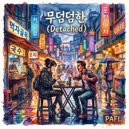 무덤덤한 (Detached)